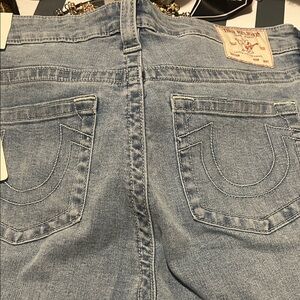 True Religion Denim Jeans with Signature Stitching